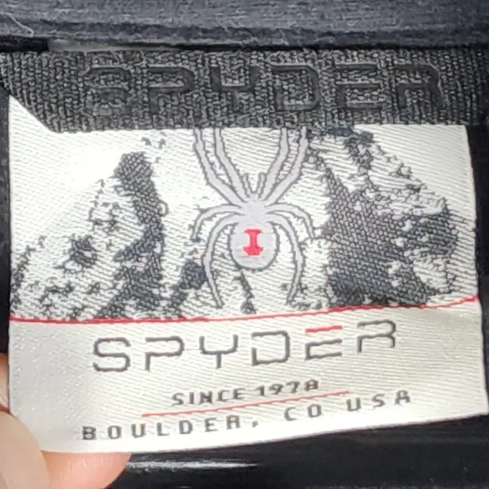 Spyder Men's Outbound M Gray Black 1/2 Zip Outdoor Core Jacket Pullover Sweater